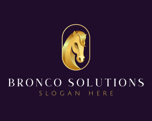 Luxury Horse Stable logo design