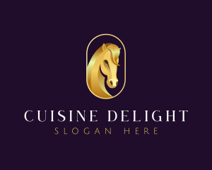 Luxury Horse Stable logo design