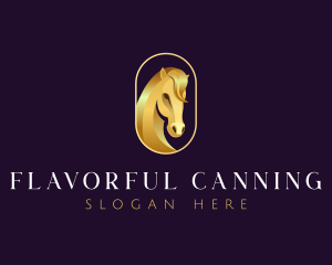 Luxury Horse Stable logo design