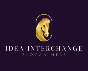 Luxury Horse Stable logo design