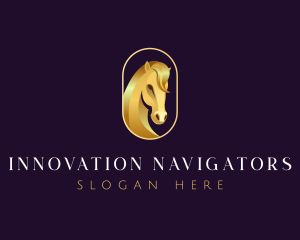 Luxury Horse Stable logo design