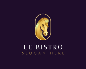 Luxury Horse Stable logo design