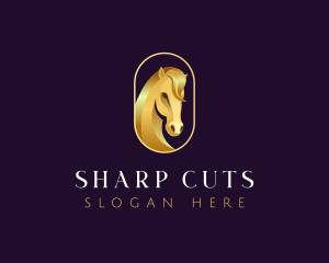 Luxury Horse Stable logo design