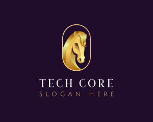 Luxury Horse Stable logo design