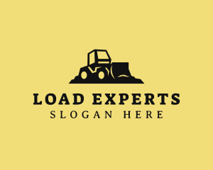 Front Loader Vehicle logo design