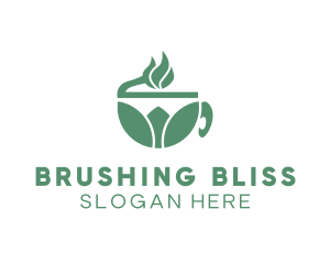 Organic Green Tea logo design