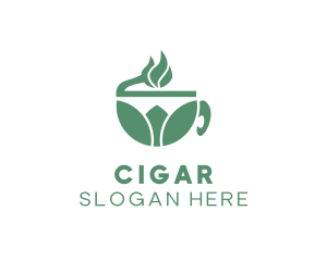 Organic Green Tea logo design