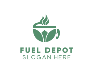 Organic Green Tea logo design