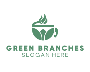 Organic Green Tea logo design