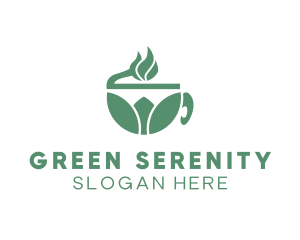 Organic Green Tea logo design