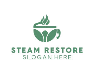 Organic Green Tea logo design