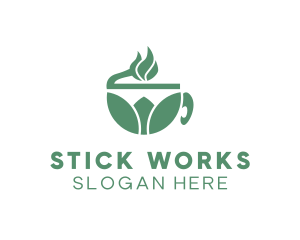 Organic Green Tea logo design