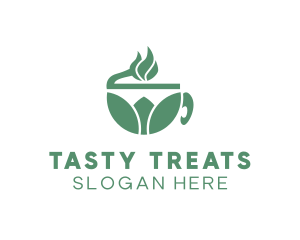 Organic Green Tea logo design