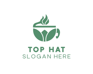 Organic Green Tea logo design