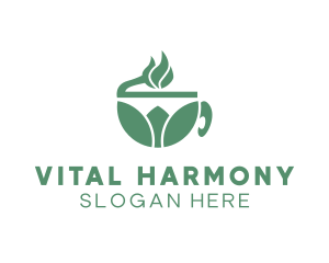 Organic Green Tea logo design