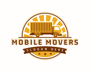 Truck Mover Logistics logo design