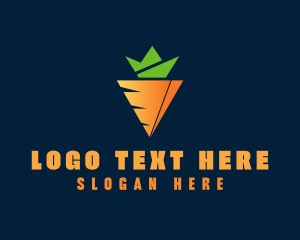 Carrot Crown Vegetable logo