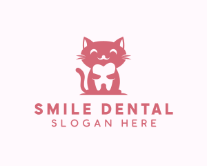 Cat Tooth Dental  logo design