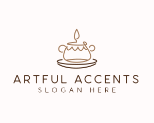 Scented Candle Decor logo design