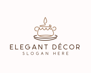 Scented Candle Decor logo design