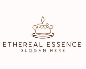 Scented Candle Decor logo design