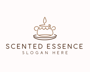 Scented Candle Decor logo design