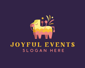 Piñata Party Celebration logo