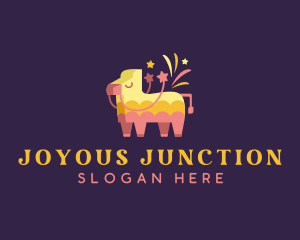 Piñata Party Celebration logo