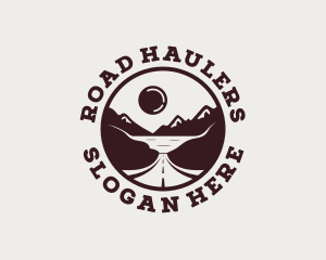 Mountain Travel Road logo design