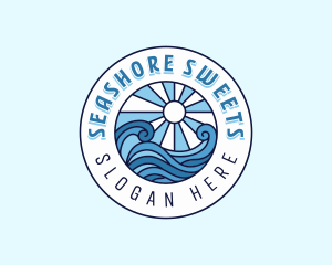 Coastal Sea Wave logo