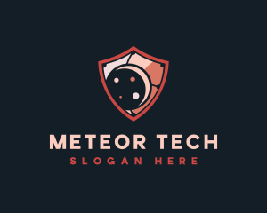 Cybersecurity AI Tech logo design