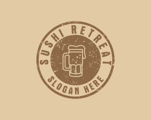 Retro Brewery Beer logo design