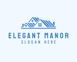 Mansion Roof Housing logo design