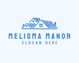 Mansion Roof Housing logo design