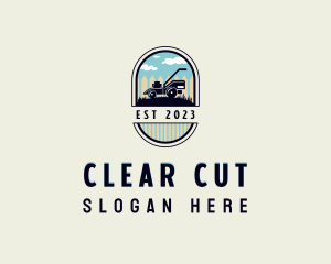 Lawn Care Fence Yard logo design