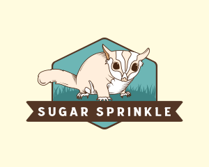 Sugar Glider Animal logo design