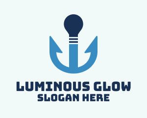 Anchor Light Bulb logo design