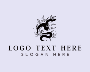 Ornamental Boho Snake logo