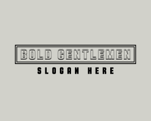 Generic Masculine Business logo design