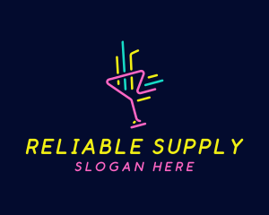 Neon Cocktail Strobe Logo