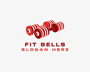 Red Barbell Fitness  logo design