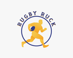 Rugby Sports Athlete logo
