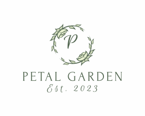 Garland Decoration Floral Plant   logo design