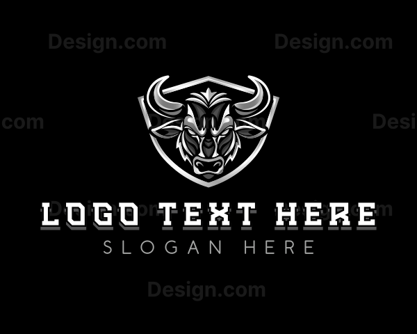 Angry Bull Horn Logo