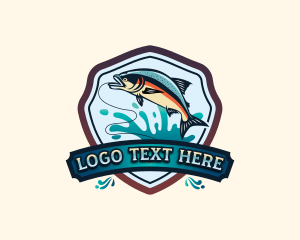 Seafood Salmon Fishing  logo