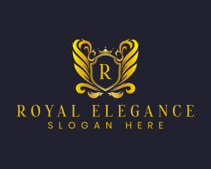 Royal Shield Crest logo design