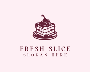 Cake Slice Bakery logo design