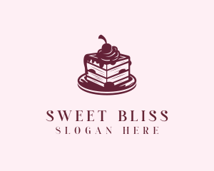 Cake Slice Bakery logo design