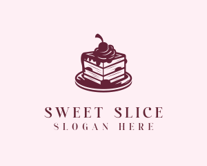 Cake Slice Bakery logo design