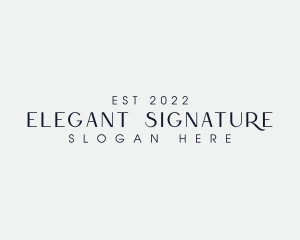 Elegant Cosmetics Brand logo design